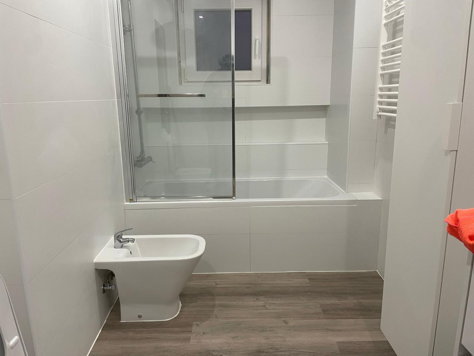 Depois da troca da base de duche